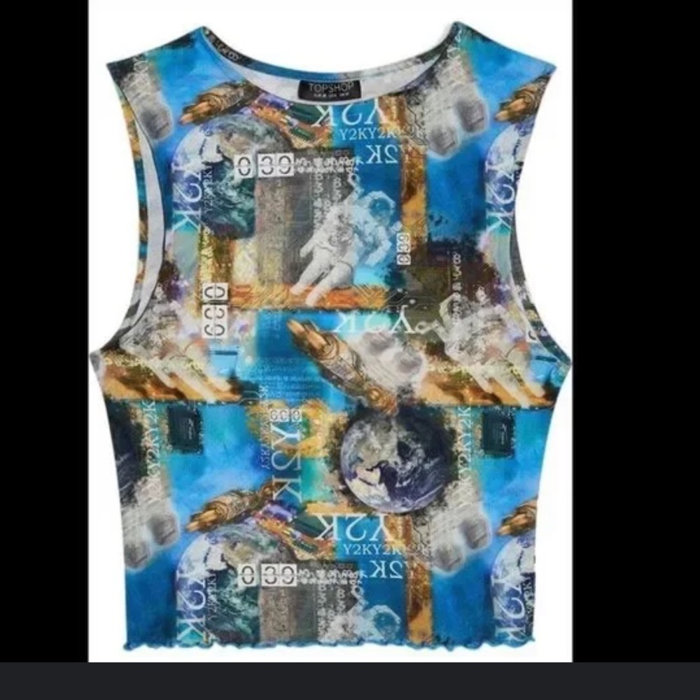 new Top shop astronaut top NWT 2 0330 #51